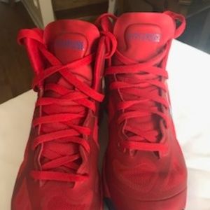 Nike Hyperfuse Red High Tops